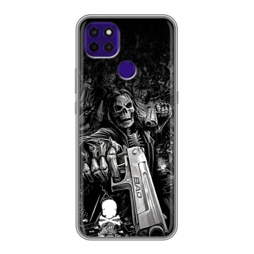 Дизайнерский силиконовый чехол для Lenovo K12 Pro Скелет