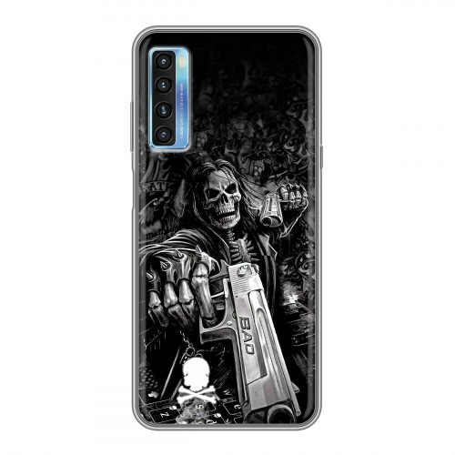 Дизайнерский силиконовый чехол для TCL 20L Скелет