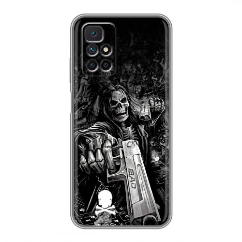 Дизайнерский силиконовый чехол для Xiaomi Redmi 10 Скелет