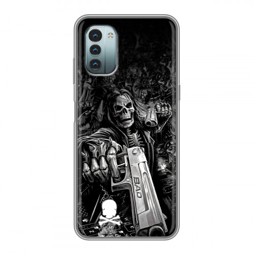 Дизайнерский силиконовый чехол для Nokia G11 Скелет