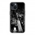 Дизайнерский силиконовый чехол для Iphone 14 Скелет