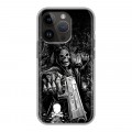 Дизайнерский силиконовый чехол для Iphone 14 Pro Скелет