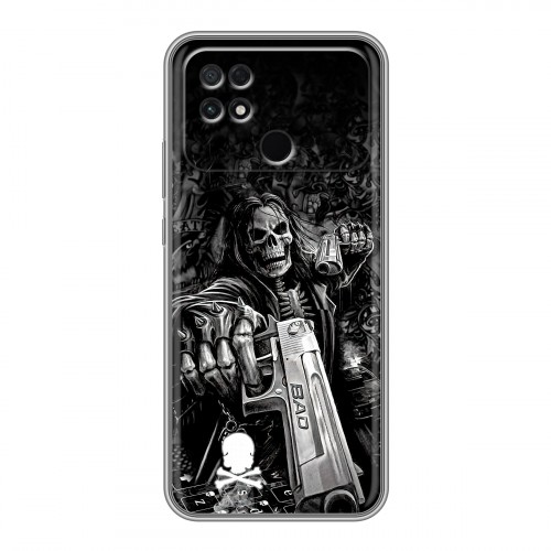 Дизайнерский силиконовый чехол для Xiaomi Poco C40 Скелет