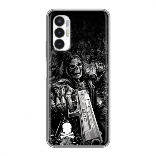 Дизайнерский силиконовый чехол для Tecno Pova 3 Скелет