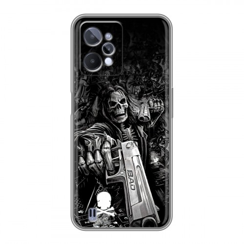 Дизайнерский силиконовый чехол для Realme C31 Скелет