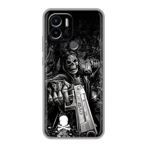 Дизайнерский силиконовый чехол для Xiaomi Redmi A1 Plus Скелет