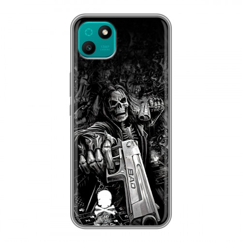 Дизайнерский силиконовый чехол для Wiko T10 Скелет