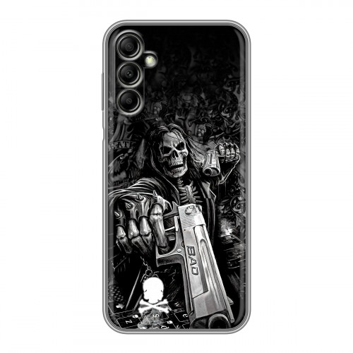 Дизайнерский силиконовый чехол для Samsung Galaxy A14 Скелет