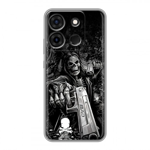 Дизайнерский силиконовый чехол для Infinix Smart 7 Скелет