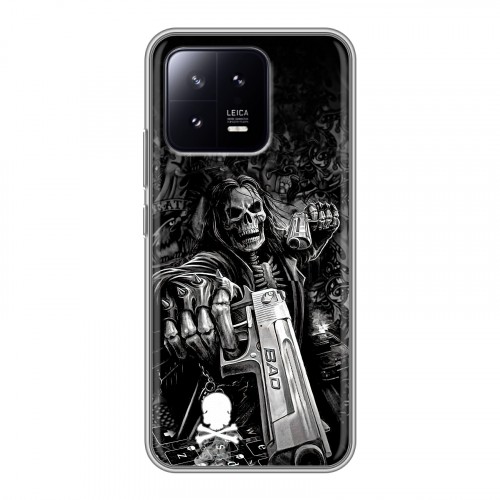 Дизайнерский силиконовый чехол для Xiaomi 13 Скелет