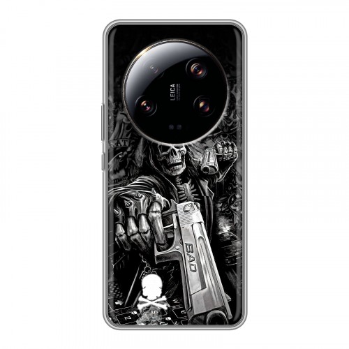 Дизайнерский силиконовый чехол для Xiaomi 13 Ultra Скелет
