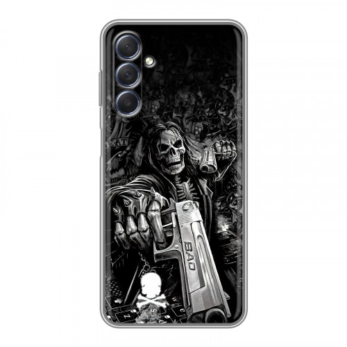 Дизайнерский силиконовый чехол для Samsung Galaxy M54 Скелет