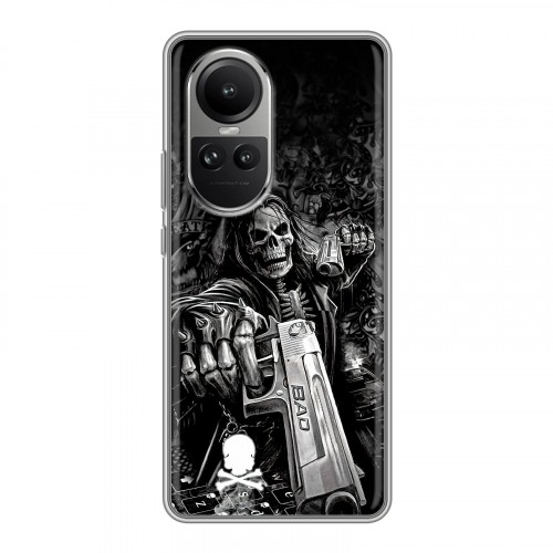 Дизайнерский силиконовый чехол для OPPO Reno10 Скелет