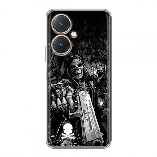 Дизайнерский силиконовый чехол для Vivo Y27 4G Скелет