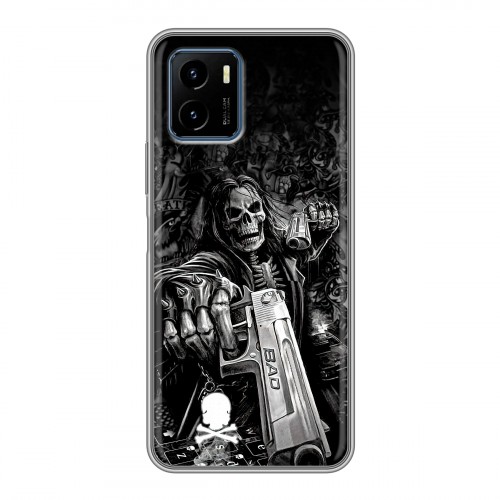 Дизайнерский силиконовый чехол для Vivo Y15s Скелет