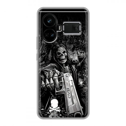 Дизайнерский силиконовый чехол для Realme GT5 Скелет