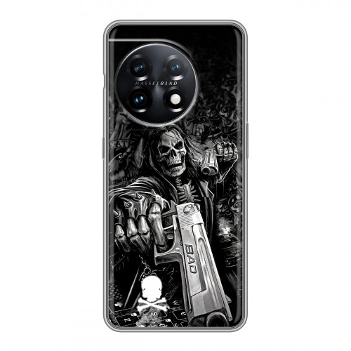 Дизайнерский силиконовый чехол для OnePlus 11 Скелет