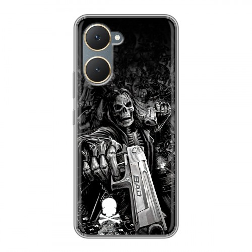 Дизайнерский силиконовый чехол для Vivo Y03 Скелет