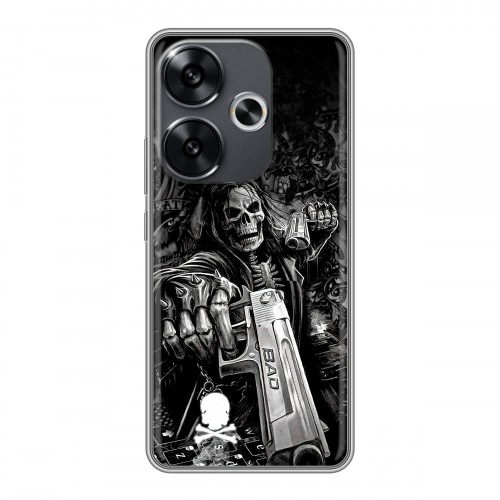 Дизайнерский силиконовый чехол для Xiaomi Redmi Turbo 3 Скелет