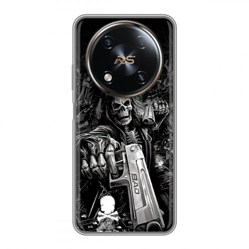 Дизайнерский силиконовый чехол для Itel RS4 Скелет