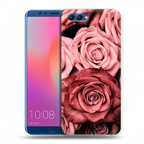 Дизайнерский пластиковый чехол для Huawei Honor View 10 Цветы розы