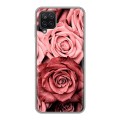 Дизайнерский силиконовый чехол для Samsung Galaxy A12 Цветы розы