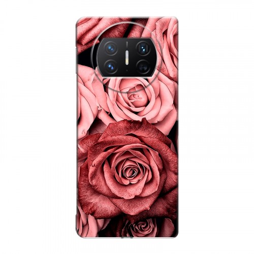 Дизайнерский пластиковый чехол для Huawei Mate X3 Цветы розы