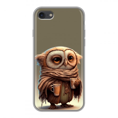 Дизайнерский силиконовый чехол для Iphone 7 Сова