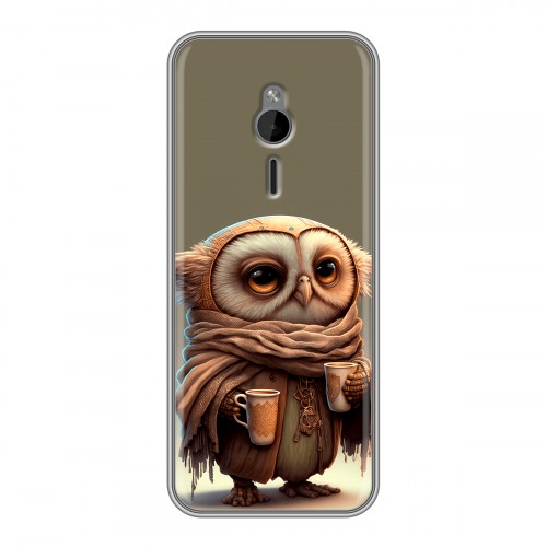 Дизайнерский силиконовый чехол для Nokia 230 Сова