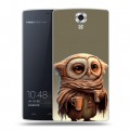 Дизайнерский силиконовый чехол для Homtom HT7 Сова