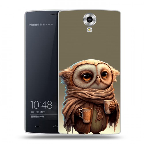 Дизайнерский силиконовый чехол для Homtom HT7 Сова