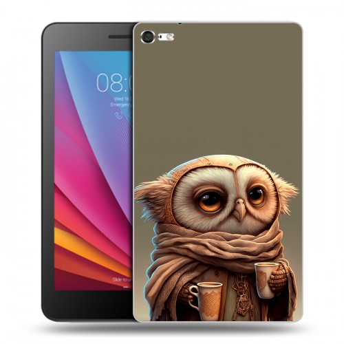 Дизайнерский силиконовый чехол для Huawei MediaPad T2 7.0 Pro Сова