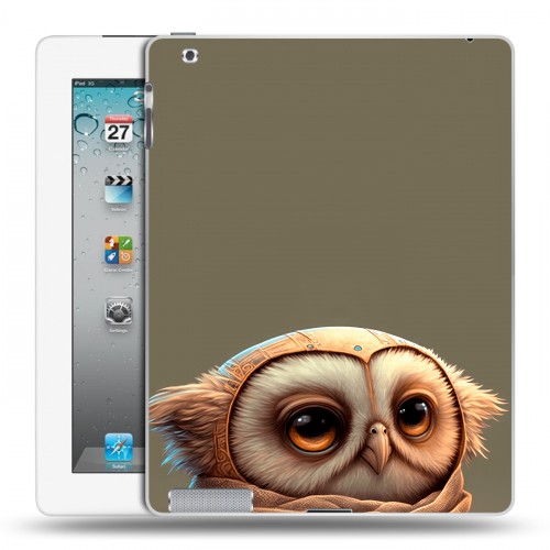 Дизайнерский пластиковый чехол для Ipad 2/3/4 Сова