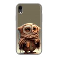 Дизайнерский силиконовый чехол для Iphone Xr Сова