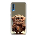 Дизайнерский силиконовый чехол для Samsung Galaxy A50 Сова