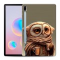 Дизайнерский силиконовый чехол для Samsung Galaxy Tab S6 Сова