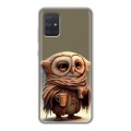 Дизайнерский силиконовый чехол для Samsung Galaxy A71 Сова