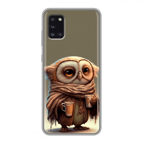 Дизайнерский силиконовый чехол для Samsung Galaxy A31 Сова