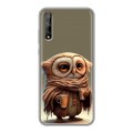 Дизайнерский силиконовый чехол для Huawei Y8p Сова