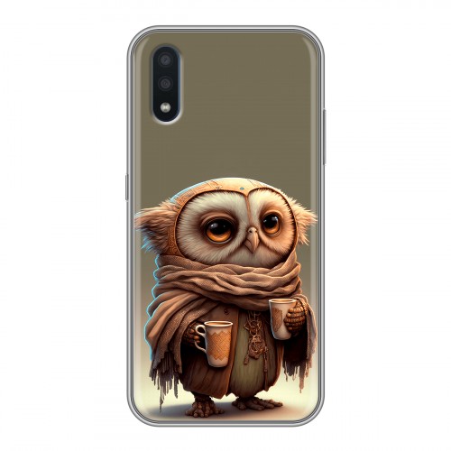 Дизайнерский силиконовый чехол для Samsung Galaxy M01 Сова