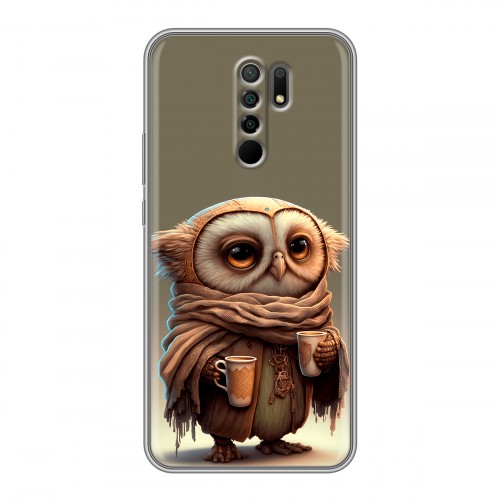 Дизайнерский силиконовый чехол для Xiaomi RedMi 9 Сова