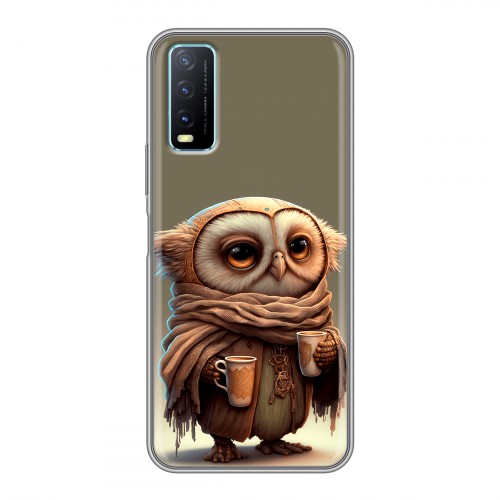 Дизайнерский силиконовый чехол для Vivo Y20 Сова
