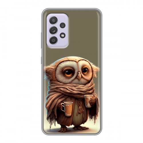 Дизайнерский силиконовый чехол для Samsung Galaxy A52 Сова