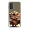 Дизайнерский силиконовый чехол для Samsung Galaxy A32 Сова