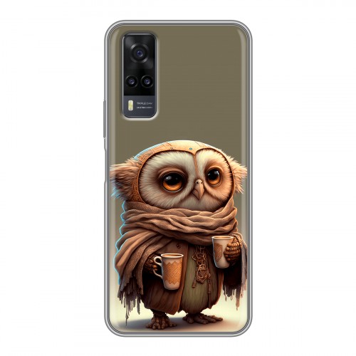 Дизайнерский силиконовый чехол для Vivo Y31 Сова