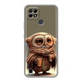 Дизайнерский силиконовый чехол для Realme C21 Сова