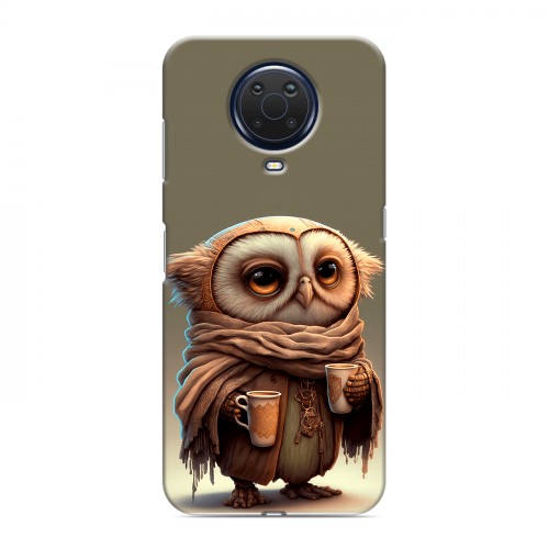 Дизайнерский силиконовый с усиленными углами чехол для Nokia G20 Сова
