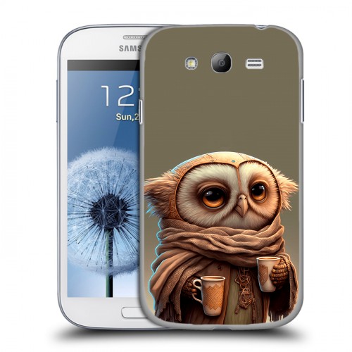 Дизайнерский пластиковый чехол для Samsung Galaxy Grand Сова