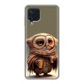Дизайнерский силиконовый чехол для Samsung Galaxy A22 Сова