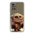 Дизайнерский силиконовый чехол для Xiaomi Redmi 10 Сова
